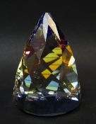 SWAROVSKI CRYSTAL RIO 'CONE' PAPERWEIGHT 'VOLCANO'