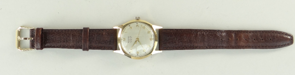 VINTAGE 9CT GOLD ROTARY GENTLEMANS WRISTWATCH, Swiss cal. 645 (ETA 2370) manual wind 17-Jewel - Image 2 of 7