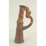 WALTER KEELER STONEWARE MINIATURE JUG, 12.5cms high