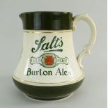 SALT'S BREWERY BURTON ALES WATER JUG