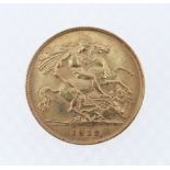 GEORGE V, HALF SOVEREIGN, 1912