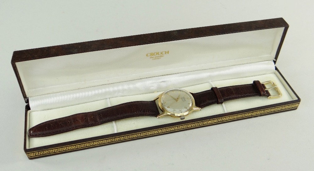 VINTAGE 9CT GOLD ROTARY GENTLEMANS WRISTWATCH, Swiss cal. 645 (ETA 2370) manual wind 17-Jewel - Image 6 of 7