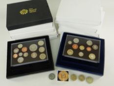 TWELVE BOXED UNITED KINGDOM PROOF COIN SETS including the years 2000, 2001, 2002, 2003, 2004,