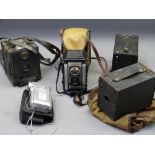 VINTAGE KODAK BOX BROWNIES & OTHER CAMERAS including a Digi life DDV-660 digital video camcorder