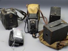 VINTAGE KODAK BOX BROWNIES & OTHER CAMERAS including a Digi life DDV-660 digital video camcorder