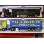 CORGI 150TH SCALE HAULIERS OF RENOWN, two Limited Edition models including CC15201 Man TGX Curtain