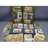 VINTAGE POSTCARDS, PHOTOGRAPHS, SMALL SELECTION OF STAMPS & COMMEMORATIVES, one album containing