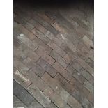 OAK PARQUET BLOCK FLOORING a large quantity contained in 17 bags