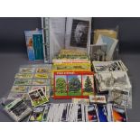 INTERESTING EPHEMERA, continental postcard, Tea, cigarette and other card collection including a
