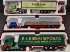 CORGI 150TH SCALE HAULIERS OF RENOWN LIMITED EDITION TRUCKS to include CC15303 Scania 141 Canvas