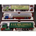 CORGI 150TH SCALE HAULIERS OF RENOWN LIMITED EDITION TRUCKS to include CC15303 Scania 141 Canvas