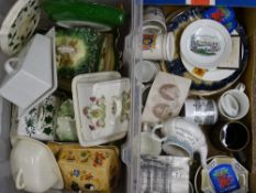 VICTORIAN & LATER CHEESE DISHES, commemorative ware and other similar items