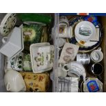 VICTORIAN & LATER CHEESE DISHES, commemorative ware and other similar items