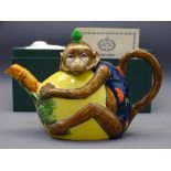 MINTON ARCHIVE COLLECTION MONKEY TEAPOT in original box with certificate, Limited Edition No 233