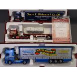 CORGI 150TH SCALE HAULIERS OF RENOWN, three models to include CC13247 DAF95 Fridge Curtain Side