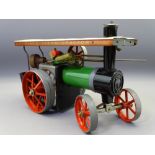 MAMOD TE1A LIVE STEAM TRACTION ENGINE, 27cms L