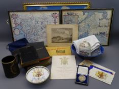 MIXED COLLECTABLES - a quantity including a hallmarked silver Institute of Quarrying Long Service