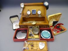 VICTORIAN STICK PINS, silver cased lady's fob watches, designer silver jewellery by Cairn after