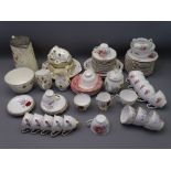 VICTORIAN & LATER TEA WARE, a good mixed quantity, having floral and gilt decoration