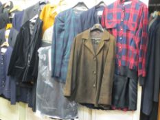 VINTAGE COATS, JACKETS & OTHER CLOTHING, labels include Suede Craft of Bradford, Janina, Schreck,