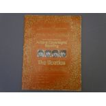 THE BEATLES SOUVENIR PROGRAMME, Northern Premier 'A Hard Day's Night' with two back stalls