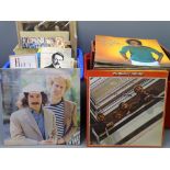 MIXED VINTAGE EPHEMERA and a quantity of vintage LPs ETC