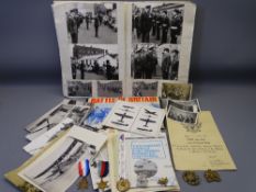 JACKDAW PUBLICATIONS NO 65 BATTLE OF BRITAIN EPHEMERA PACK, ATC photographs and memorabilia,