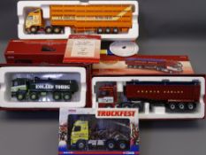 CORGI 150TH SCALE LIMITED EDITION TRUCKS to include CC12424 Volvo FH Globetrotter L E Jones Ltd