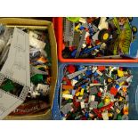 LEGO - an assortment of loose within three boxes