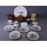 HUTSCHENREUTHER COLLECTOR'S ITEMS, Torquay ware, copper lustre ETC