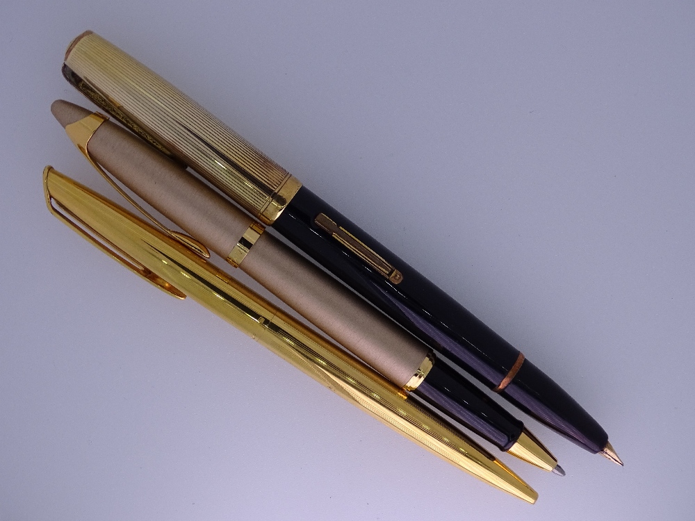 WATERMAN - Modern (2004-2008) Champagne Waterman Ici et Là ballpoint pen with gold electroplated