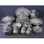 ROYAL DOULTON TEA & DINNERWARE - Tavistock, approximately 50 pieces