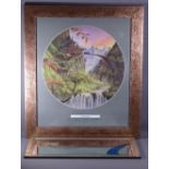 RODNEY MATTHEWS RIVENDELL circular giclee print (Lord of the Rings commemorative)- signed to the