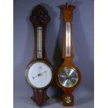 WALL HANGING BANJO BAROMETERS (2)