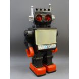 KAMCO SATURN BATTERY OPERATED ROBOT, (no box), 33cms H