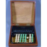 CONTEX WOODEN CASED CODING/CALCULATING BAKELITE DEVICE