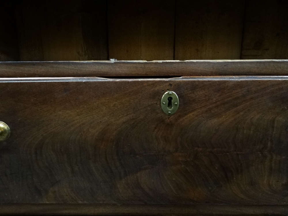 GEORGE III MAHOGANY TALLBOY CHEST, dentil cornice with blind fret frieze and canted corners, - Image 41 of 45