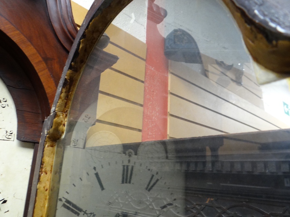 19TH CENTURY MAHOGANY 8-DAY LONGCASE CLOCK, painted moon phase dial signed 'Warwick High St. - Image 9 of 48