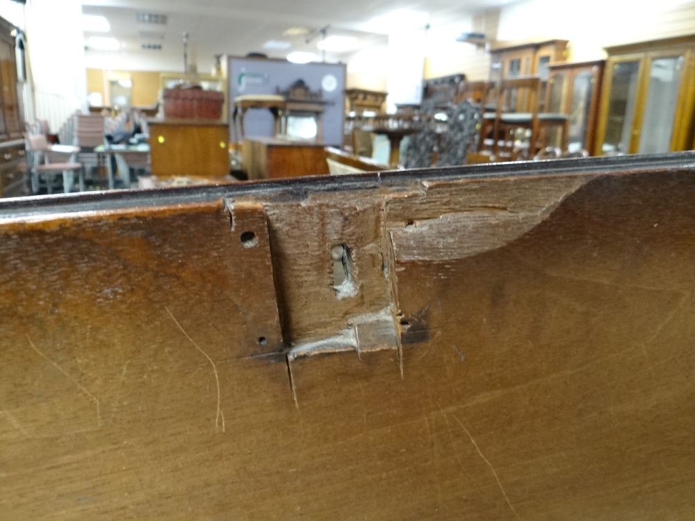 GEORGE III MAHOGANY TALLBOY CHEST, dentil cornice with blind fret frieze and canted corners, - Image 9 of 45