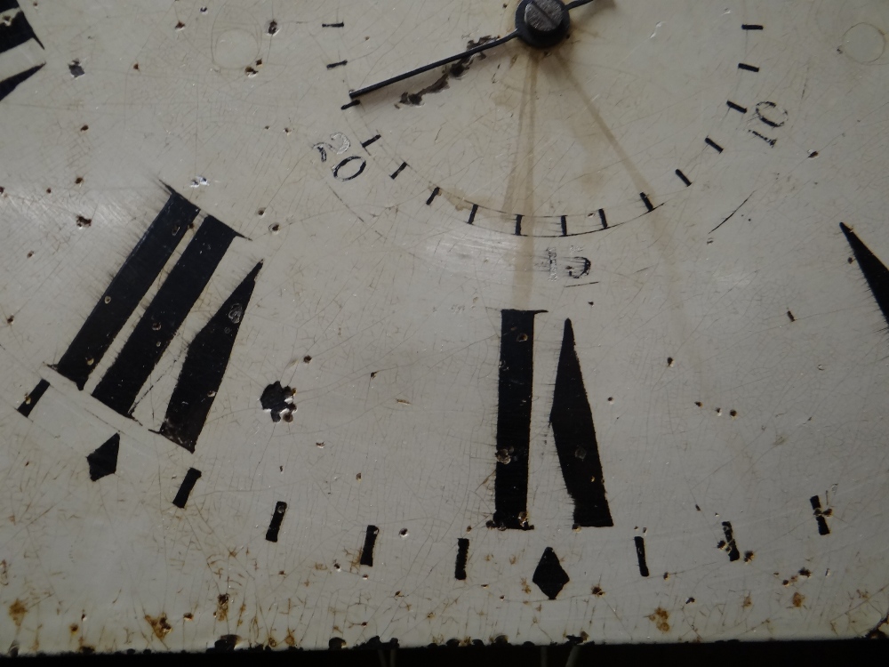 19TH CENTURY MAHOGANY 8-DAY LONGCASE CLOCK, painted moon phase dial signed 'Warwick High St. - Image 38 of 48