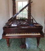 C. BECHSTEIN BABY GRAND PIANO, SERIAL NO. '53498' with retailers, 'Duck, Son & Pinker Bath &