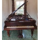 C. BECHSTEIN BABY GRAND PIANO, SERIAL NO. '53498' with retailers, 'Duck, Son & Pinker Bath &