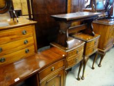 ASSORTED OCCASIONAL FURNITURE including a Bevan Funnell 'Reprodux' narrow mahogany side cabinet, two