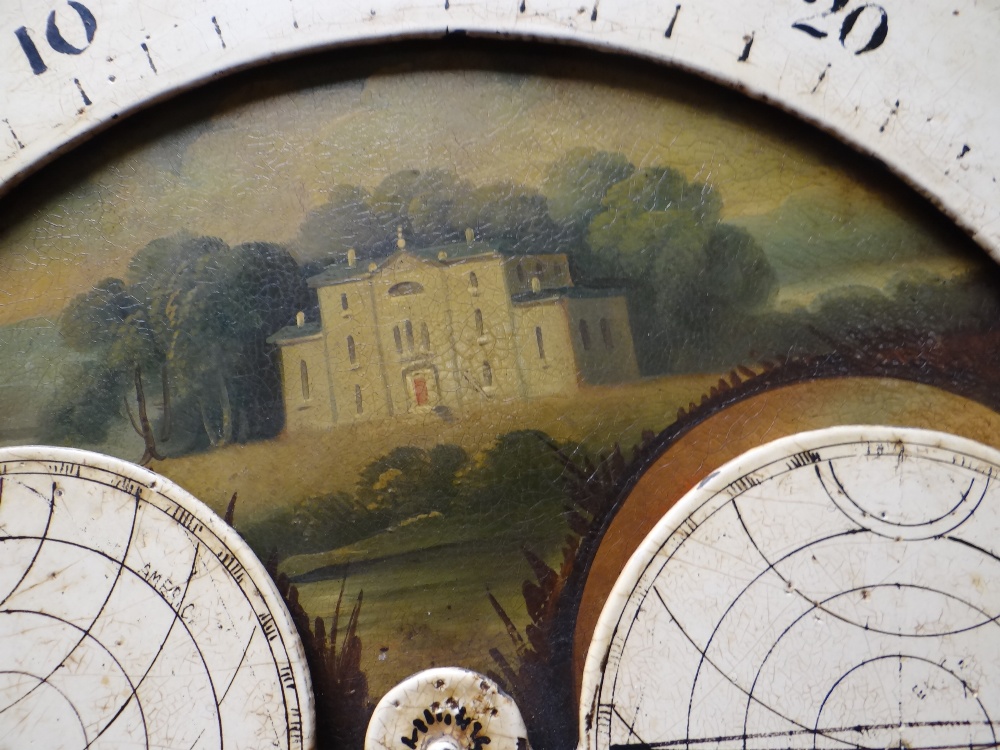 19TH CENTURY MAHOGANY 8-DAY LONGCASE CLOCK, painted moon phase dial signed 'Warwick High St. - Image 18 of 48