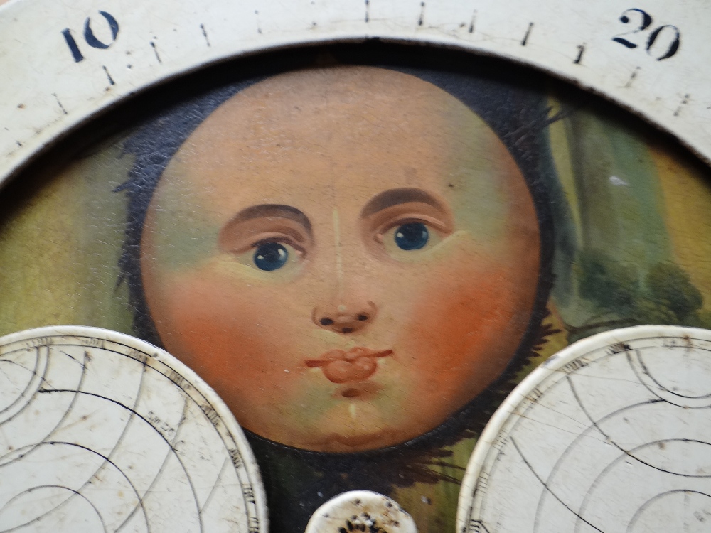 19TH CENTURY MAHOGANY 8-DAY LONGCASE CLOCK, painted moon phase dial signed 'Warwick High St. - Image 17 of 48