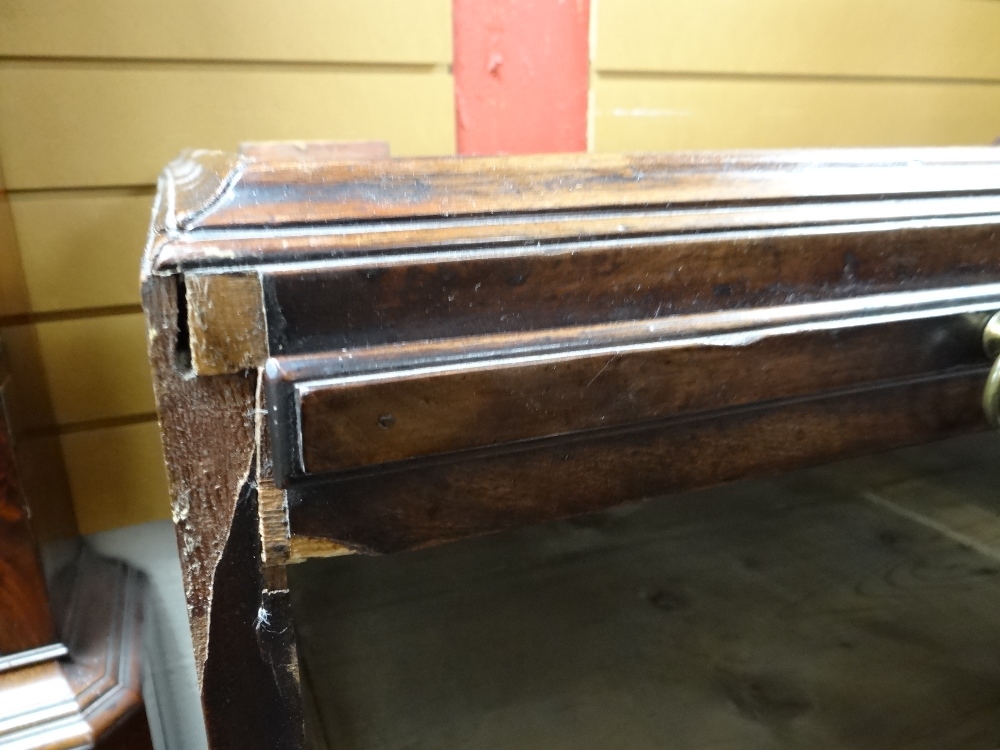 GEORGE III MAHOGANY TALLBOY CHEST, dentil cornice with blind fret frieze and canted corners, - Image 19 of 45