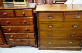 ASSORTED OCCASIONAL FURNITURE including five-drawer chest, six-drawer chest and wash stand with