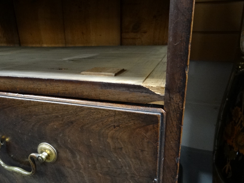 GEORGE III MAHOGANY TALLBOY CHEST, dentil cornice with blind fret frieze and canted corners, - Image 43 of 45