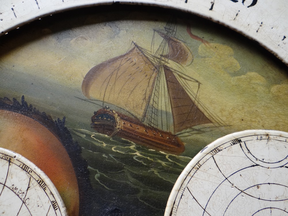 19TH CENTURY MAHOGANY 8-DAY LONGCASE CLOCK, painted moon phase dial signed 'Warwick High St. - Image 20 of 48