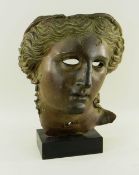 REPRODUCTION BRONZE OF THE SATALA APHRODITE, on slate plinth, overall 40cms high Auctioneer's